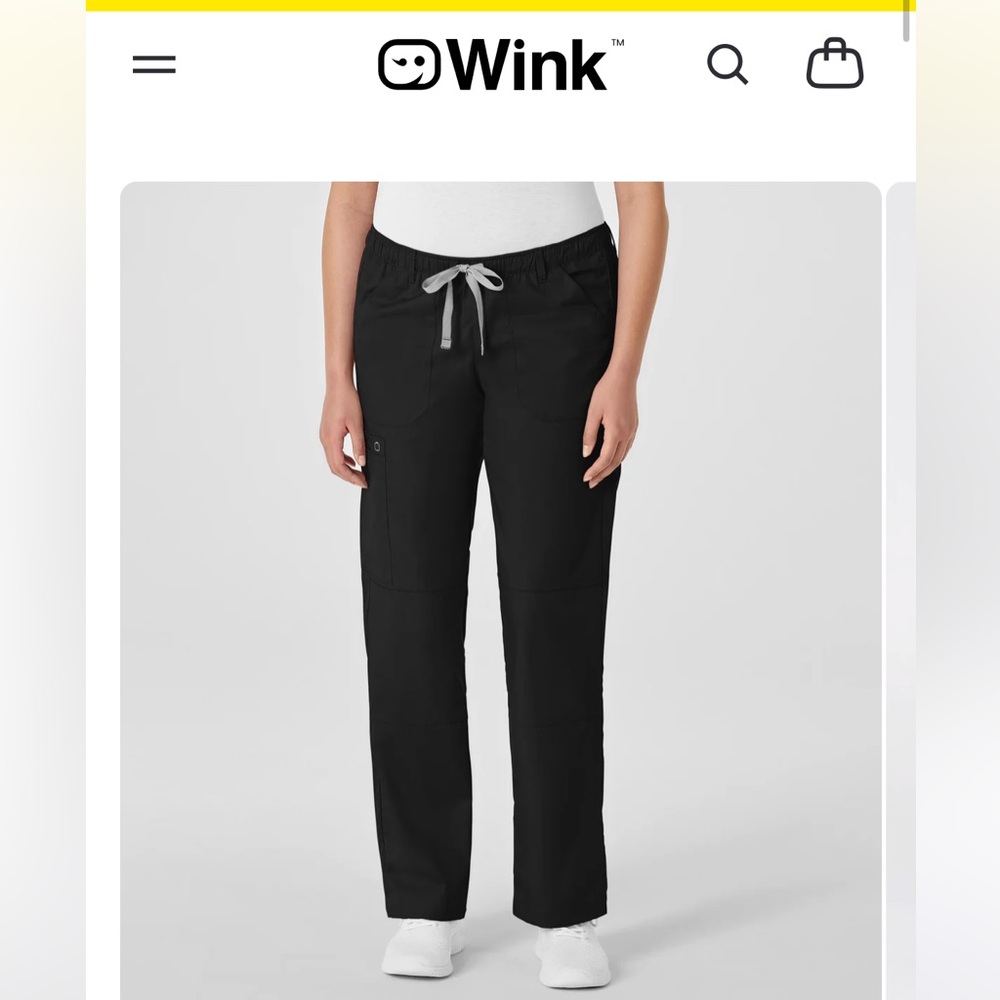 WonderWORK Women's Straight Leg Cargo Scrub Pant